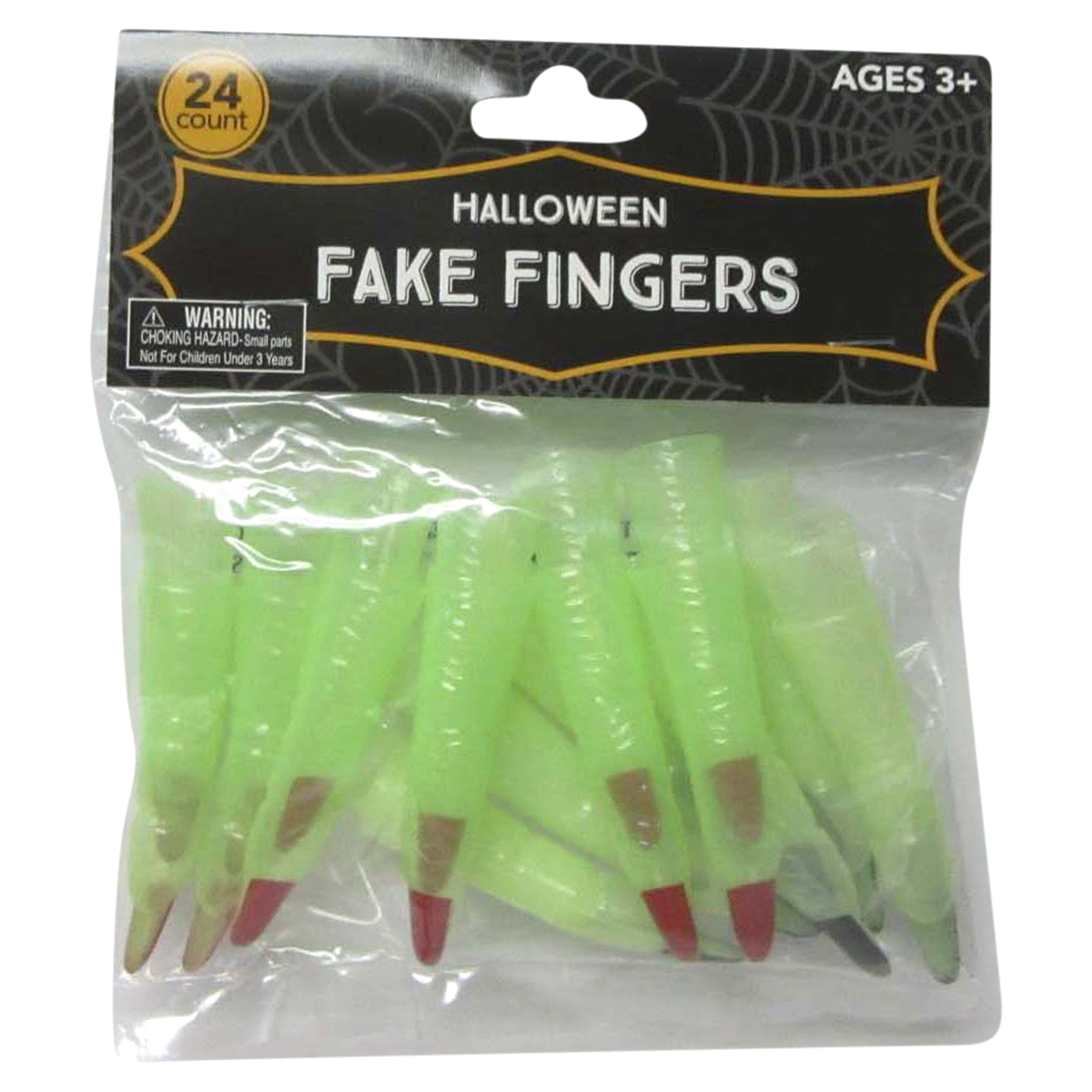 slide 1 of 4, Meijer Corporate Seasonal Meijer Halloween Fake Finger, 24 ct