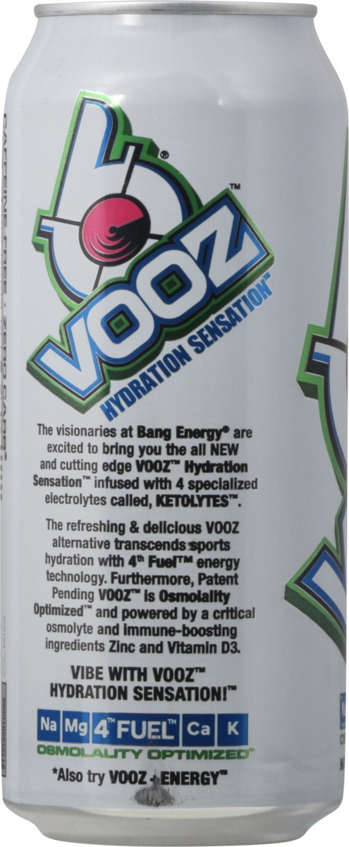 slide 11 of 13, Bang Vooz Hydration Sensation Bliss Kissed Energy Drink - 16 fl oz, 16 fl oz