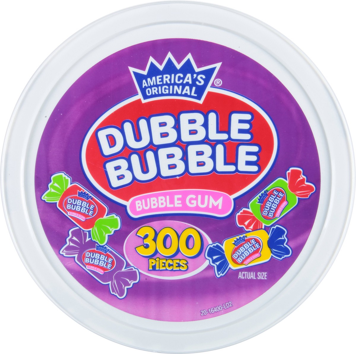 slide 6 of 13, Dubble Bubble 4 Fun Flavors Bubble Gum 300 ea, 300 ct