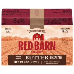 Red Barn Creamery Country Crock Unsalted Butter - 8 oz Brick