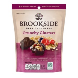 slide 1 of 1, Brookside Crunchy Clusters Dark Chocolate Berry Medley, 5 Oz, 5.36 oz