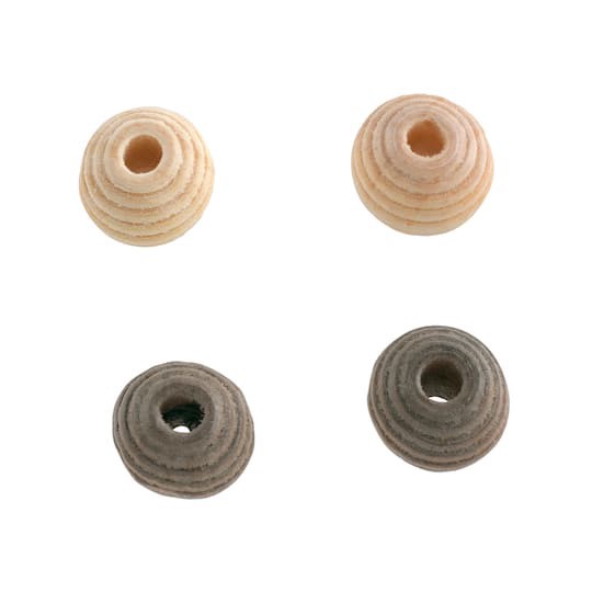 slide 1 of 3, Mixed Wood Round Craft Beads, 9.5mm By Bead Landing, 9.5mm