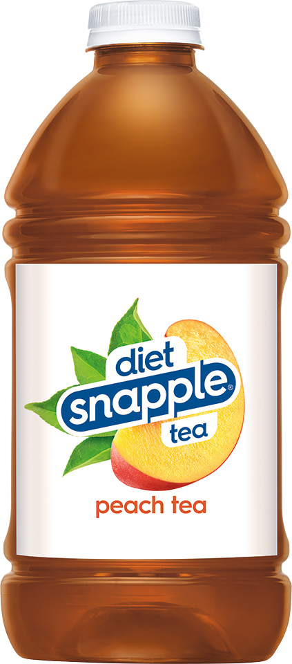 slide 7 of 8, Snapple Zero Sugar Peach Tea, 64 fl oz bottle, 64 fl oz
