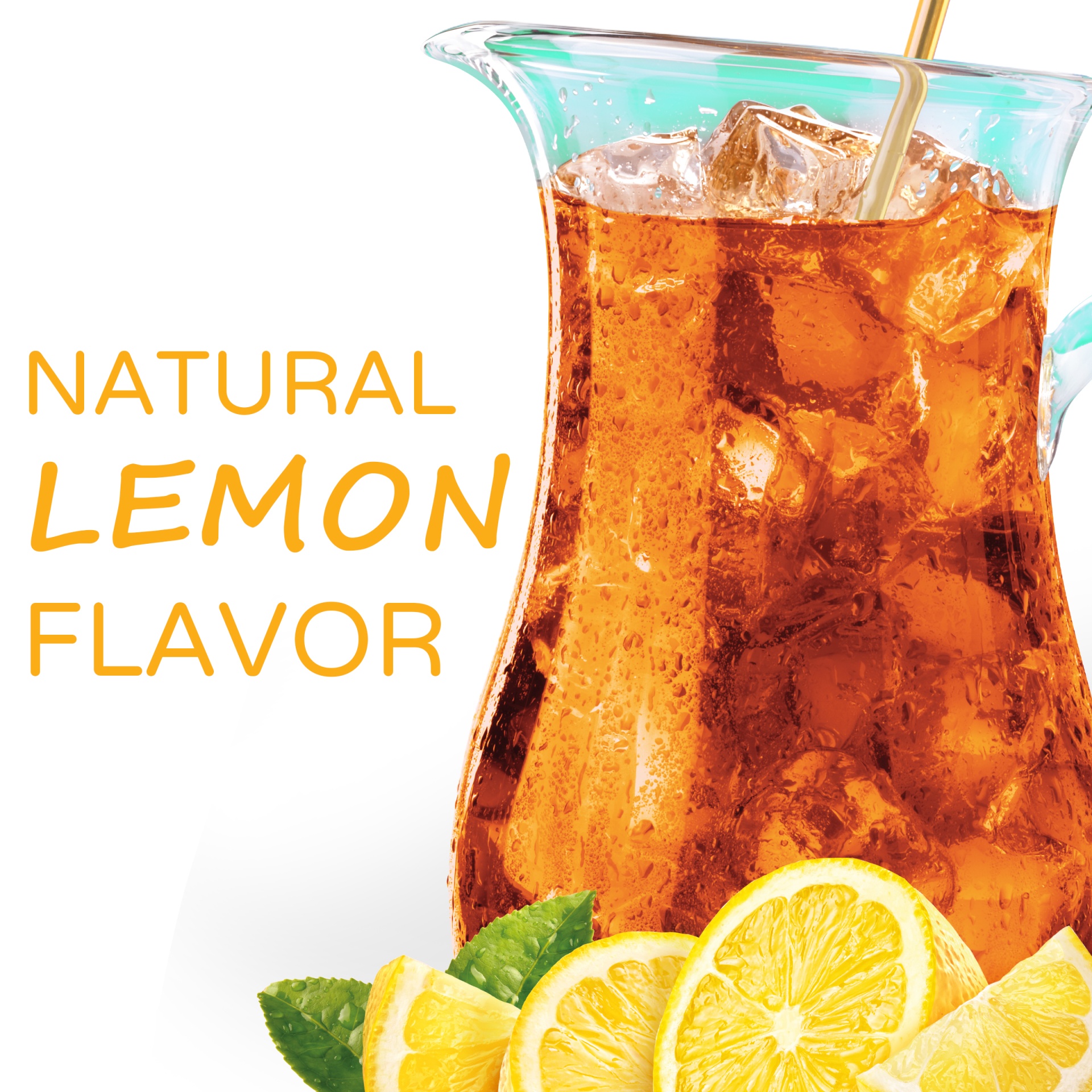 Crystal Light Decaf Lemon Iced Tea Naturally Flavored Powdered Drink Mix Pitcher 4 ct; 1 oz Shipt
