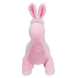 Holiday Home Dino with Bunny Ears Plush - Pink