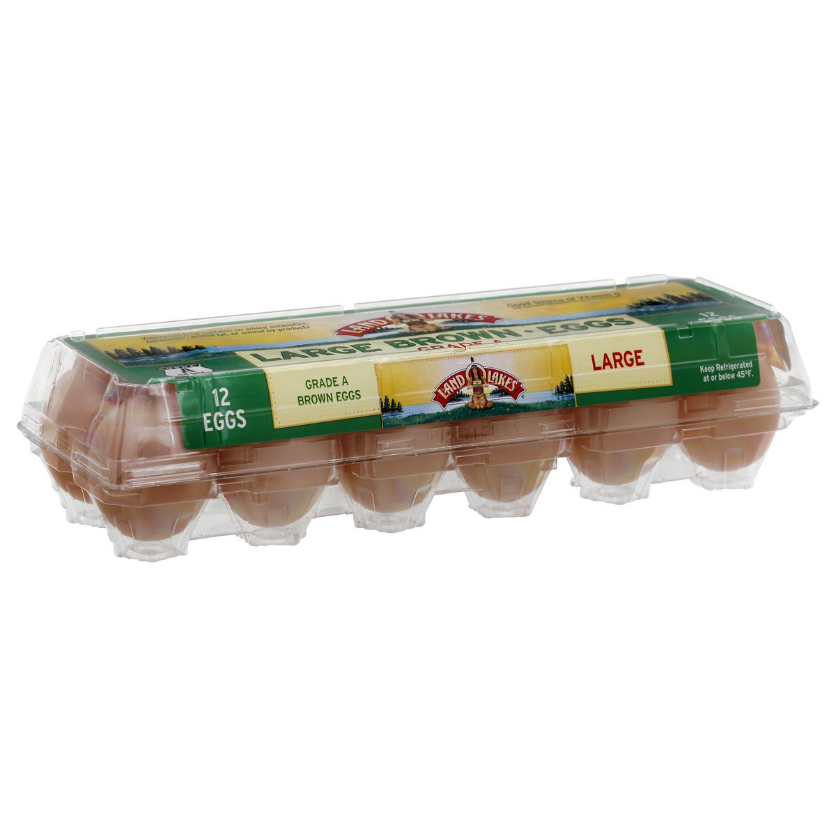 slide 3 of 13, Land O'Lakes Large Brown Eggs, 12 Count, 12 ct