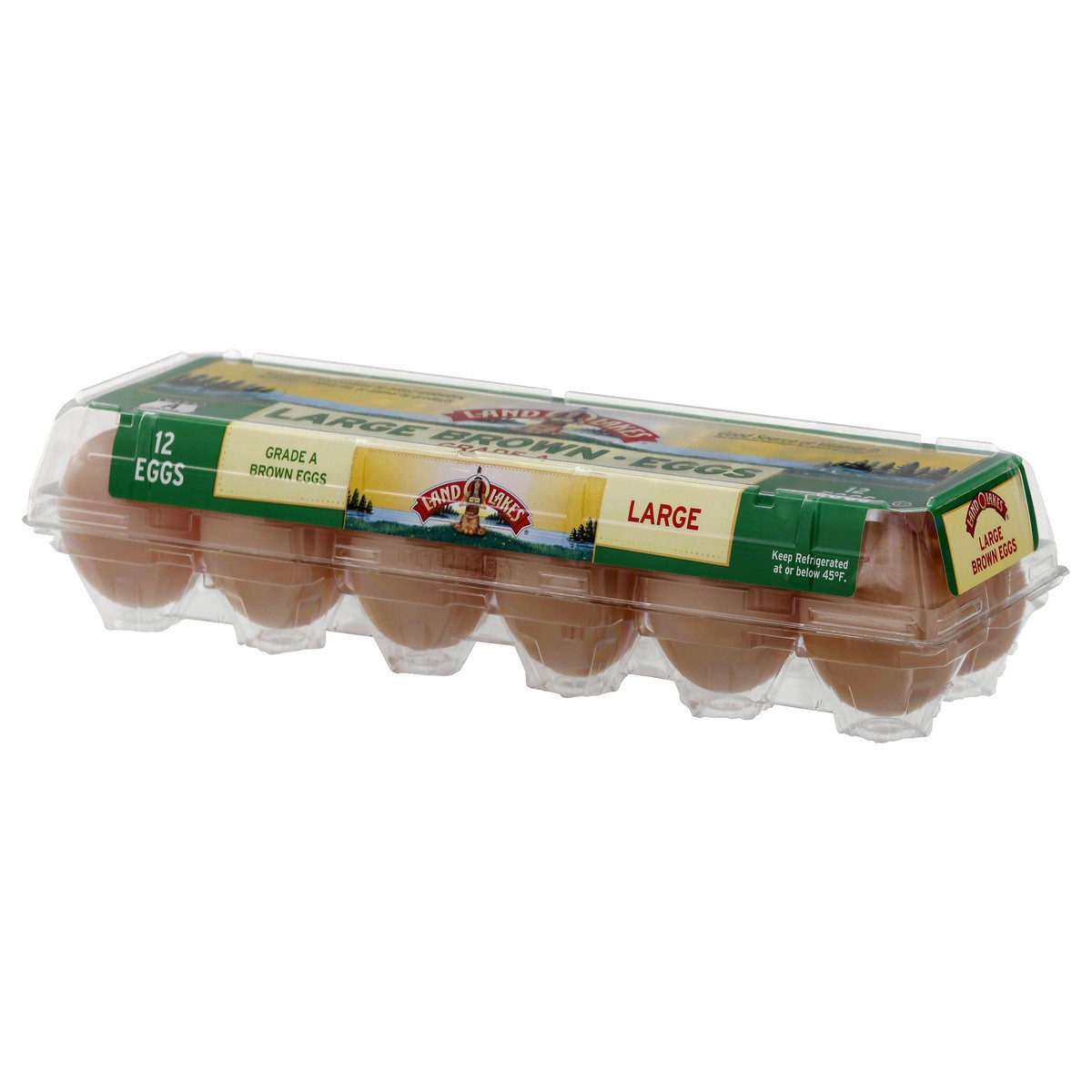 slide 13 of 13, Land O'Lakes Large Brown Eggs, 12 Count, 12 ct