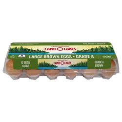 Land O'Lakes Large Brown Eggs, 12 Count