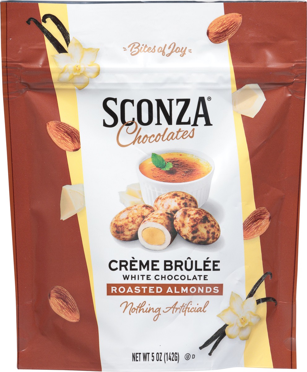 slide 12 of 13, Sconza Creme Brulee Almonds - 5 OZ, 5 oz