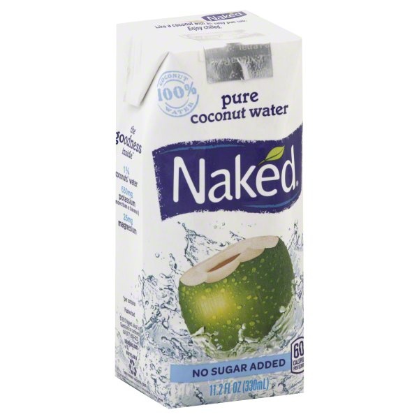 slide 1 of 4, Naked Pure Coconut Water, 11.2 fl oz