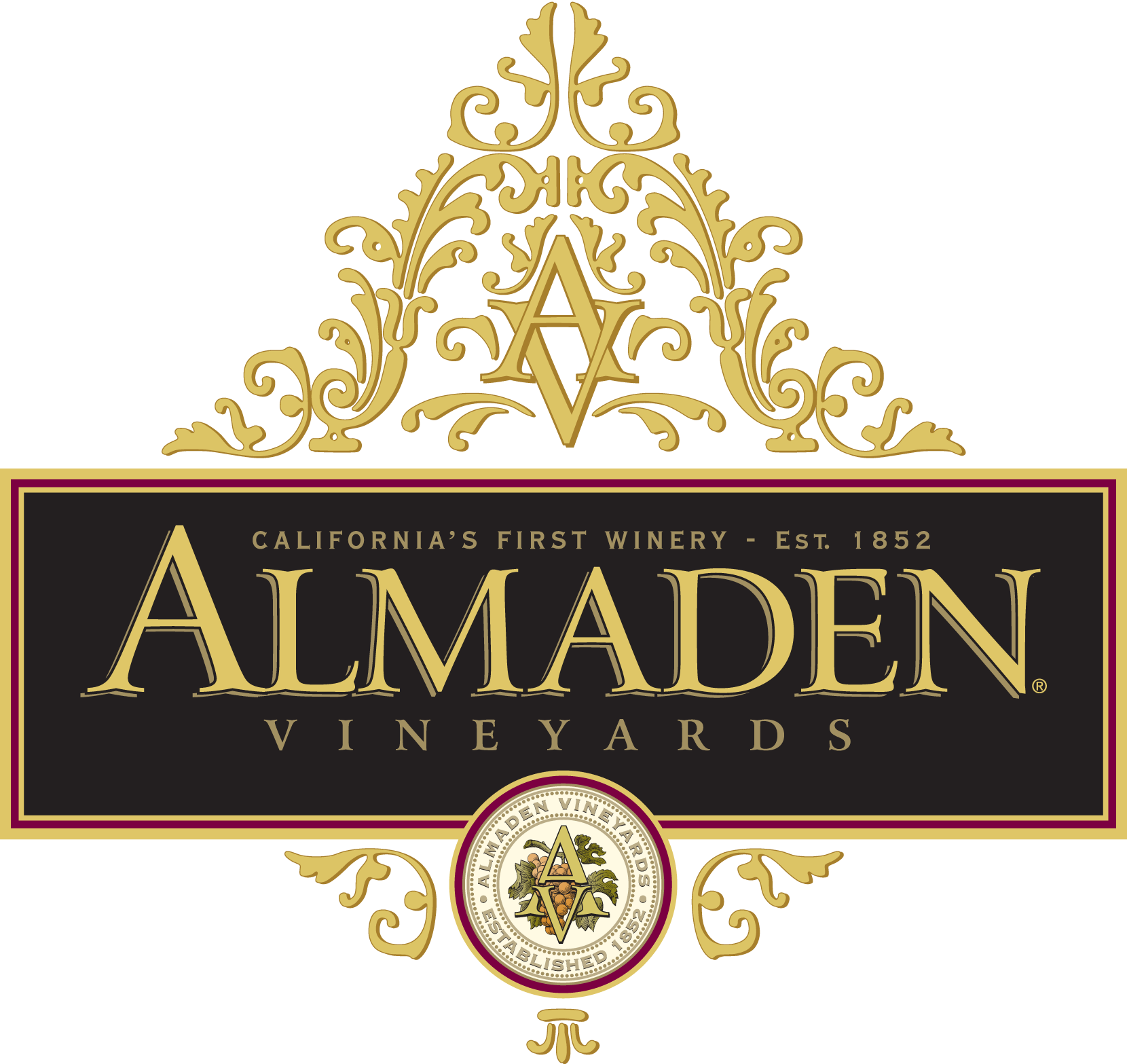 slide 3 of 3, Almaden Merlot Red Wine, 5 liter