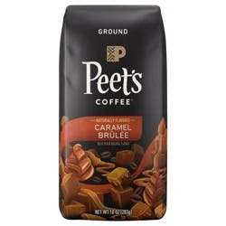 Peet's Caramel Brulee Flavored Ground Coffee- 10 oz
