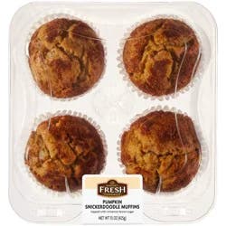 Bakery Fresh Pumpkin Snickerdoodle Muffins