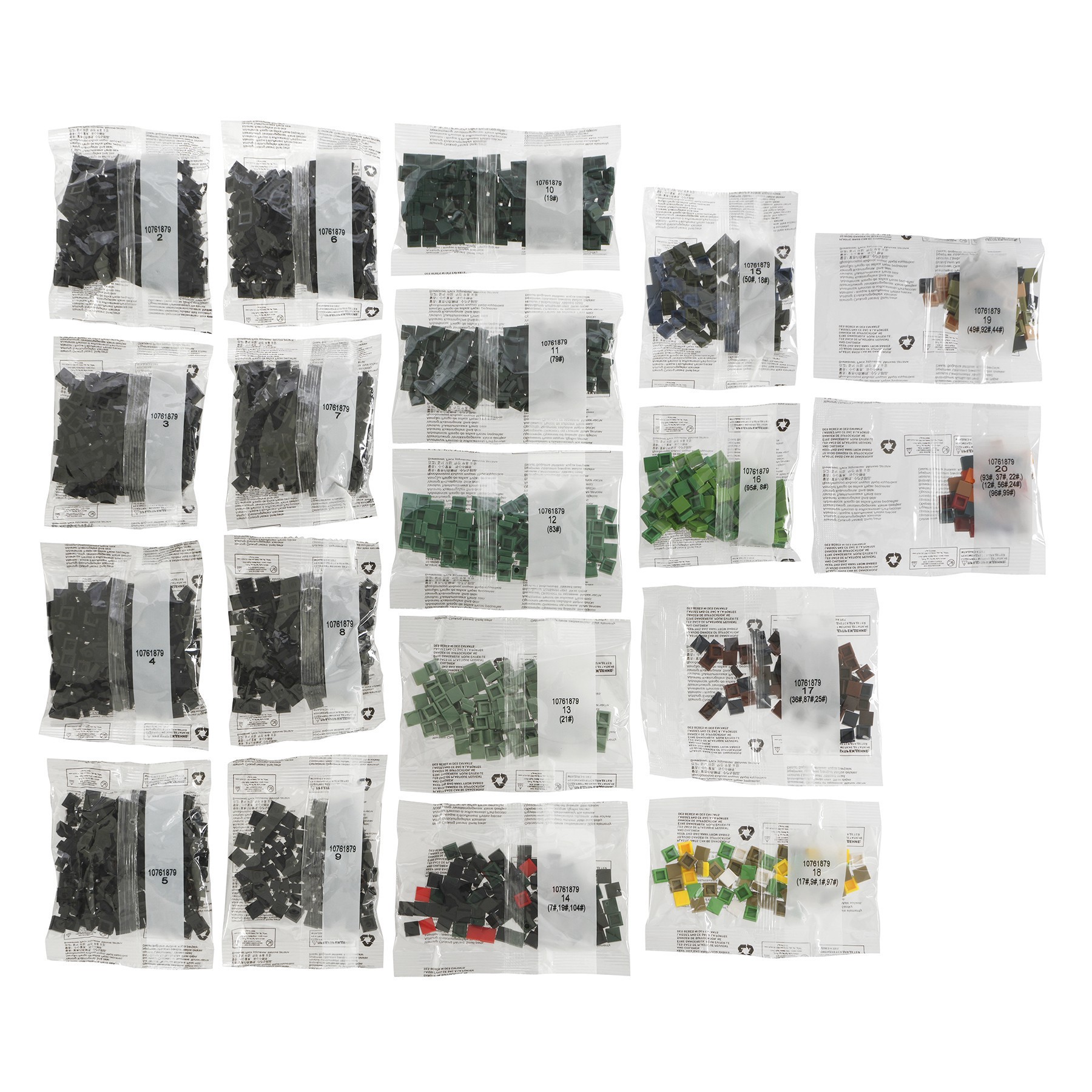 slide 3 of 6, 10" X 10" Toucan Pixelated Brick Art Kit By Make Market, 10 in x 10 in