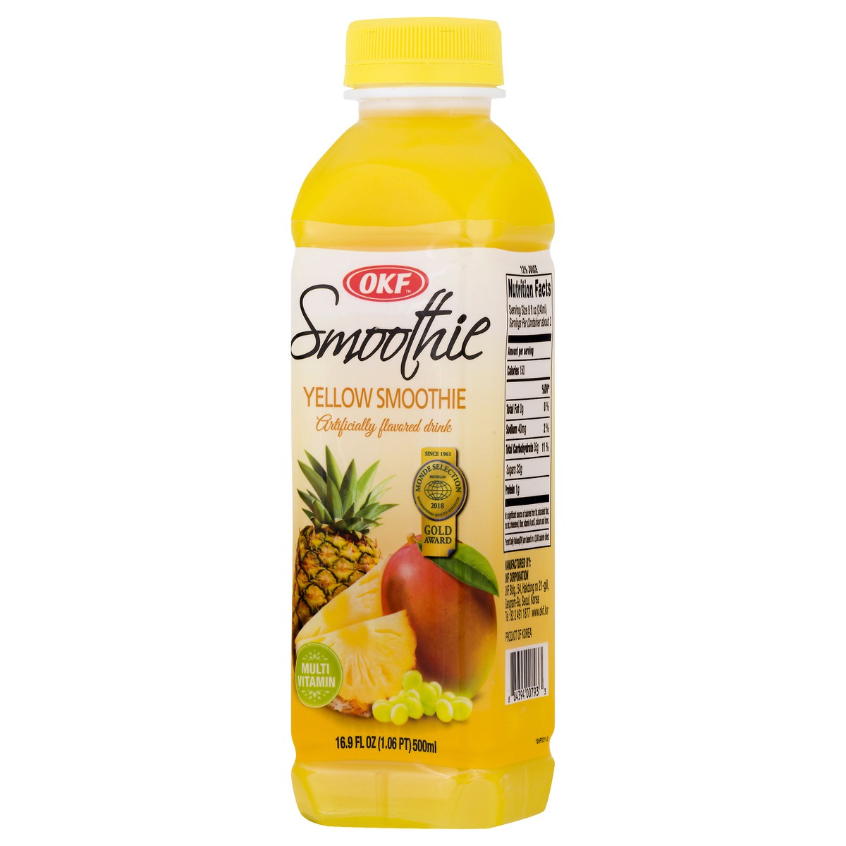 slide 10 of 12, Okf Yellow Smoothie - 16.9 fl oz, 16.9 oz