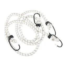 Tool Choice Stretch Cord Set with Hooks - White