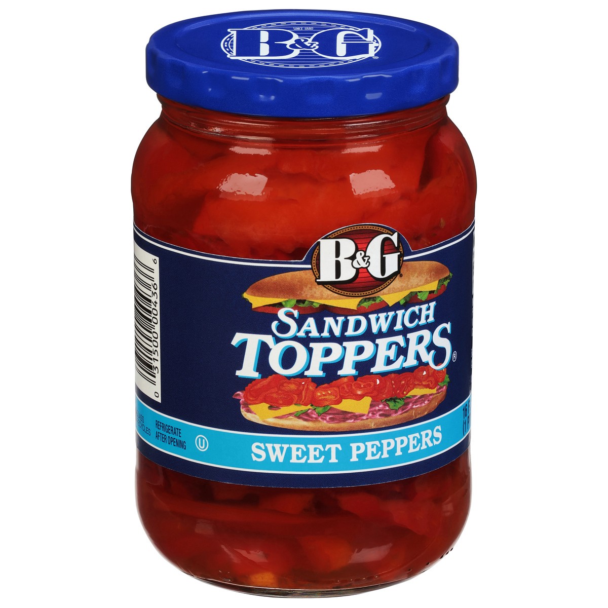 slide 2 of 10, B&G Sandwich Toppers Sweet Peppers 16 fl oz, 16 fl oz