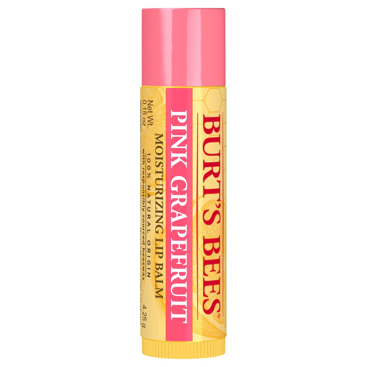 slide 1 of 5, Burt's Bees Lip Balm Pink Grapefruit 72/0.15oz, 0.15 oz