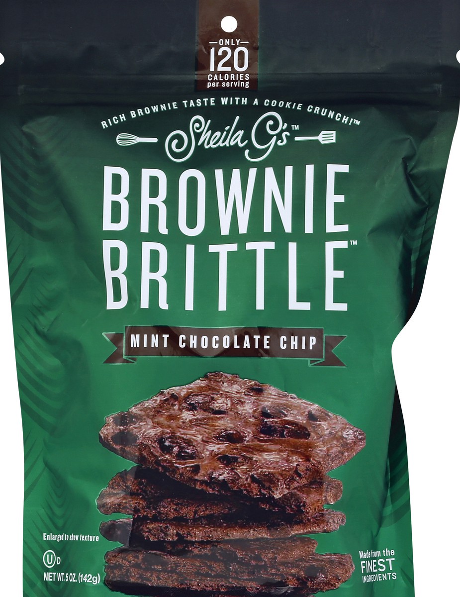 slide 2 of 2, Sheila G's Mint Chocolate Chip Brownie Brittle, 5 oz