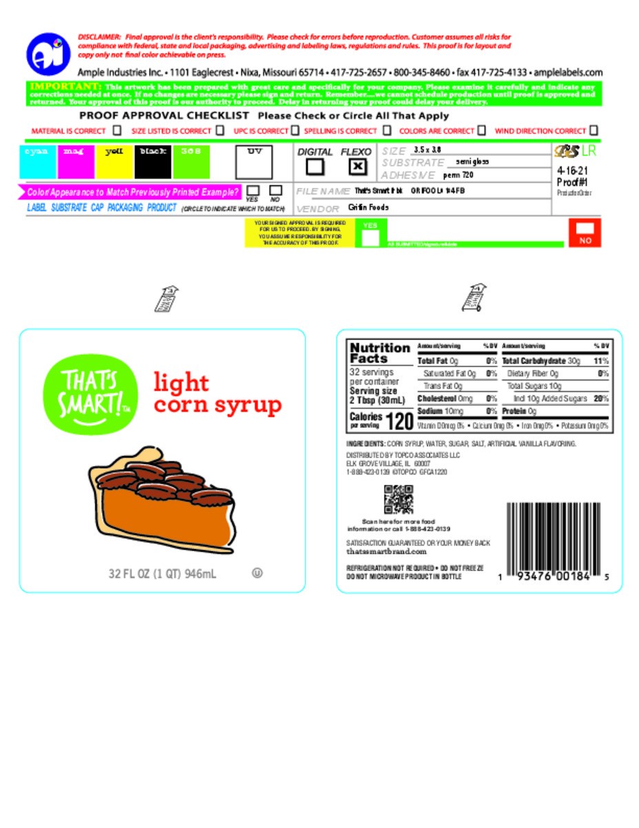 slide 3 of 15, That's Smart! Light Corn Syrup, 32 fl oz