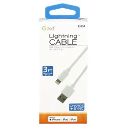 Custom Accessories Goxt Custom iPhone Lightning Cord, white 23651