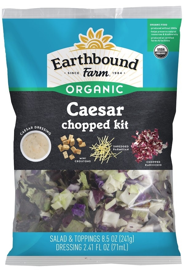 slide 1 of 2, Earthbound Farm Organic Chopped Caesar Kit, 1 ct