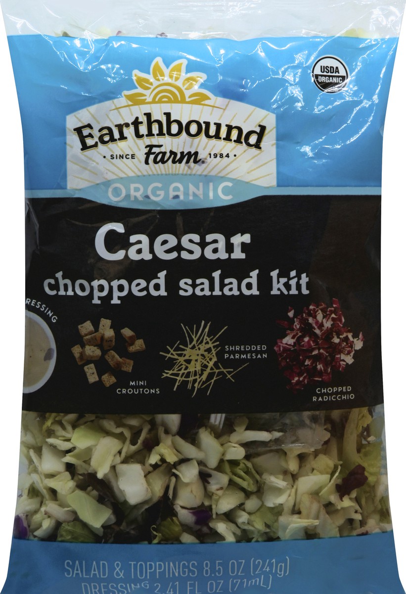 slide 1 of 2, Earthbound Farm Organic Chopped Caesar Kit, 1 ct