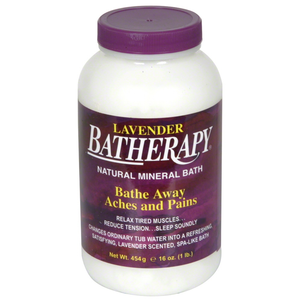 slide 1 of 1, Batherapy Natural Mineral Bath - Lavender, 16 oz