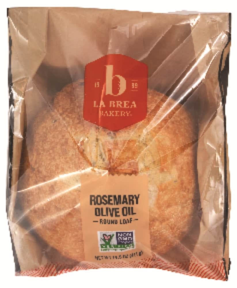 slide 1 of 1, La Brea Bakery Rosemary Olive Oil Round Bread Sliced, 14.5 oz