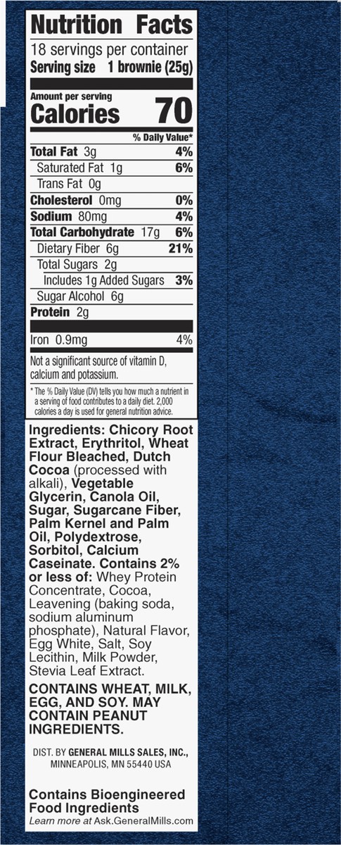 slide 3 of 9, Fiber One 70 Calorie Brownies, Chocolate Fudge Snack Bars, Mega Pack, 18 Ct, 16 oz, 18 ct