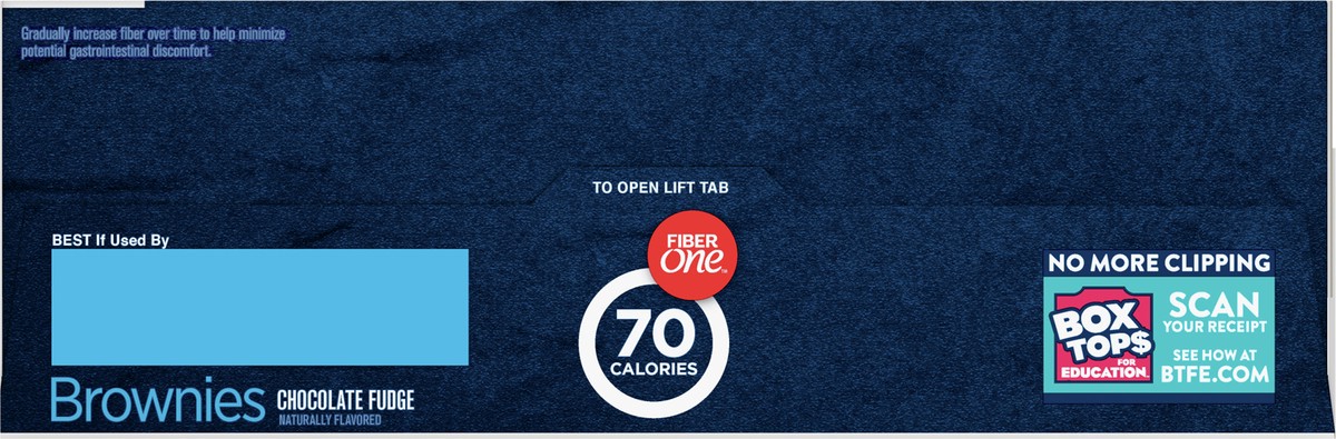 slide 7 of 9, Fiber One 70 Calorie Brownies, Chocolate Fudge Snack Bars, Mega Pack, 18 Ct, 16 oz, 18 ct