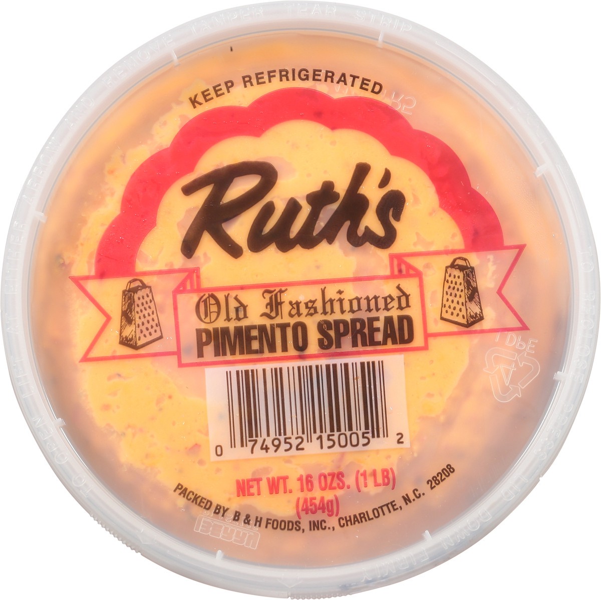 slide 4 of 9, Ruth's Old Fashioned Pimento Spread, 16 oz