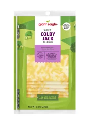 Giant Eagle Sliced Colby Jack Cheese