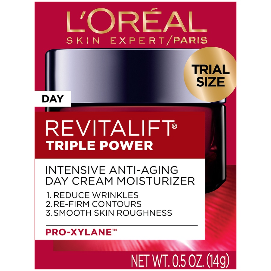 slide 1 of 5, L'Oréal Day And Night Revitalift Triple Power, 0.5 oz