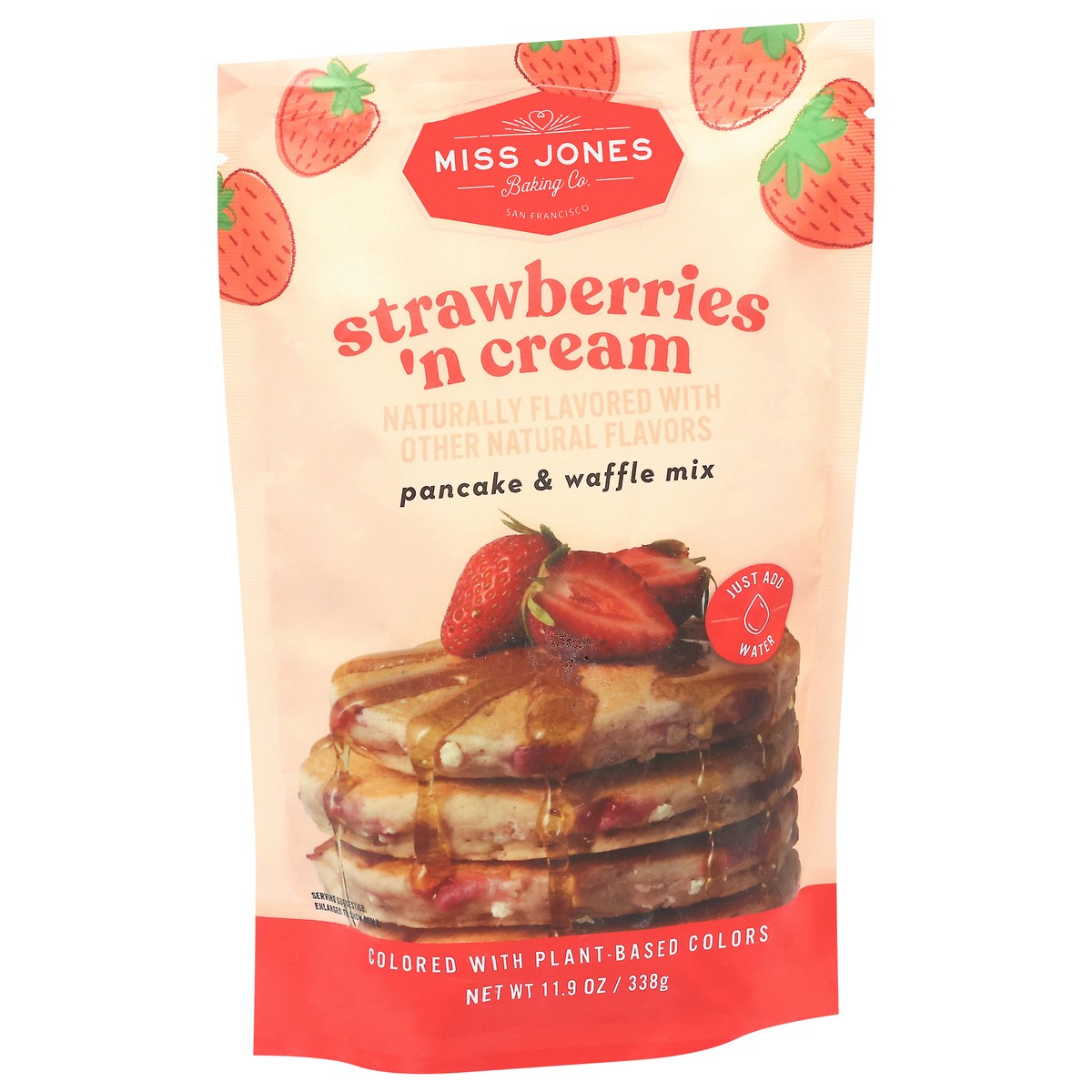 slide 13 of 14, Miss Jones Baking Co. Strawberries 'n Cream Pancake & Waffle Mix 11.9 oz, 11.9 oz