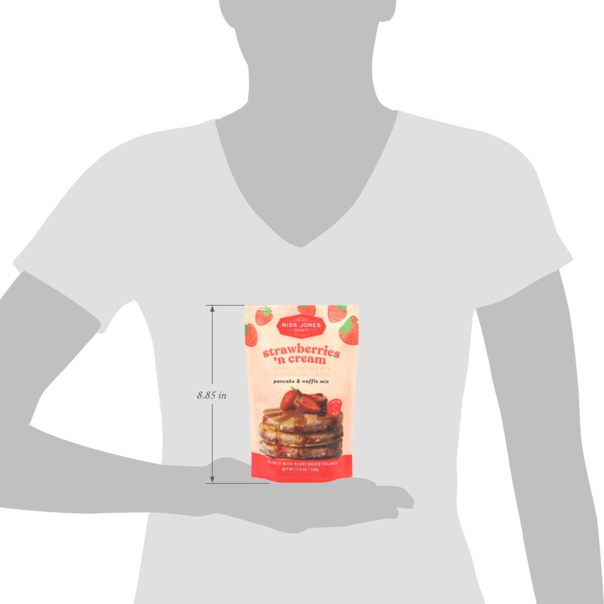 slide 8 of 14, Miss Jones Baking Co. Strawberries 'n Cream Pancake & Waffle Mix 11.9 oz, 11.9 oz