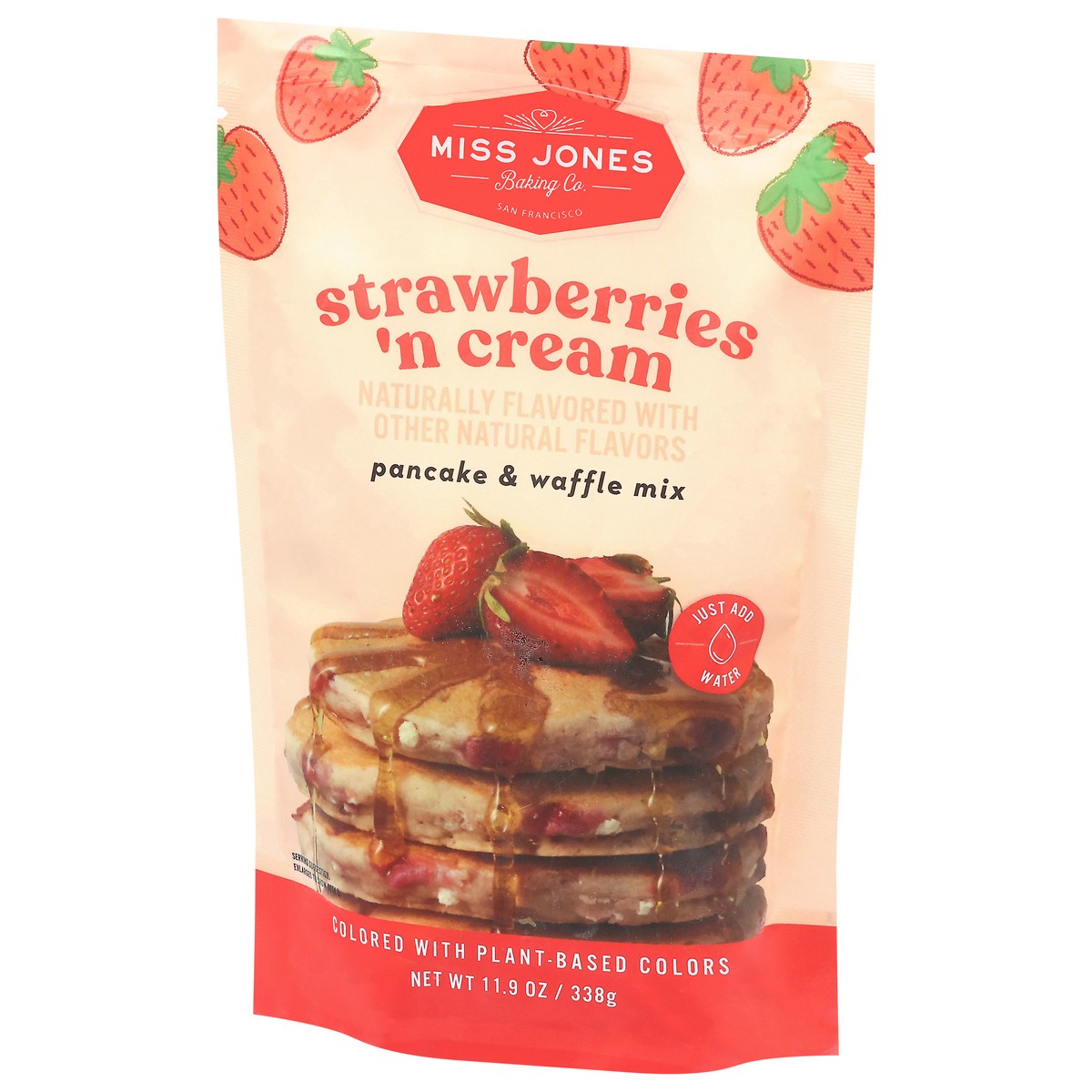 slide 14 of 14, Miss Jones Baking Co. Strawberries 'n Cream Pancake & Waffle Mix 11.9 oz, 11.9 oz
