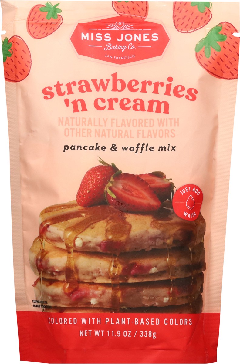 slide 3 of 14, Miss Jones Baking Co. Strawberries 'n Cream Pancake & Waffle Mix 11.9 oz, 11.9 oz