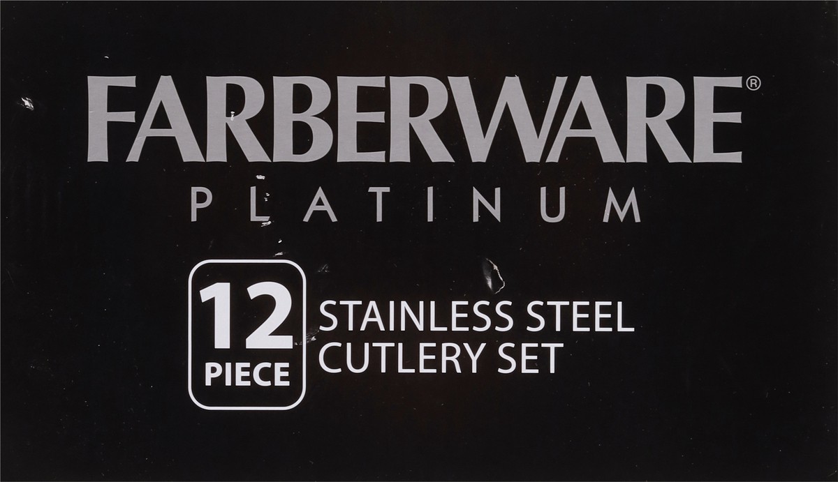 slide 9 of 9, Farberware Stainless Steel Cutlery Set, 12 ct