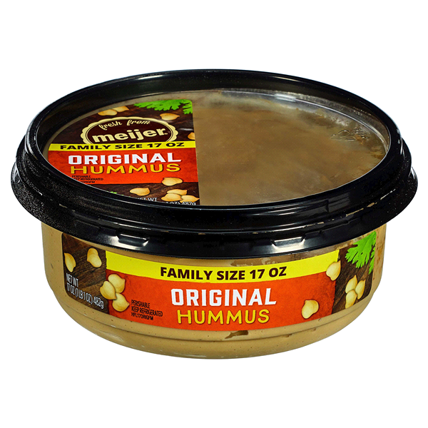 slide 1 of 2, FRESH FROM MEIJER Meijer Original Hummus, 17 oz