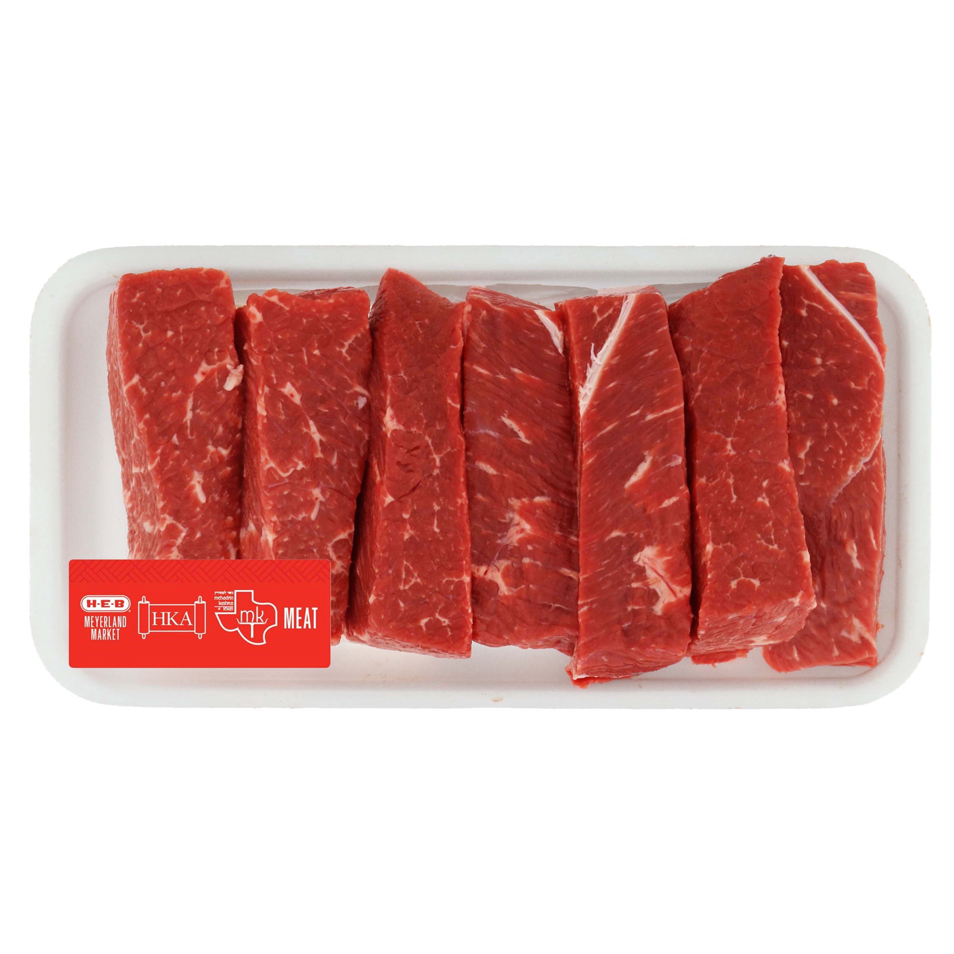 slide 1 of 1, H-E-B Kosher Beef TX Style Ribs Boneless, per lb