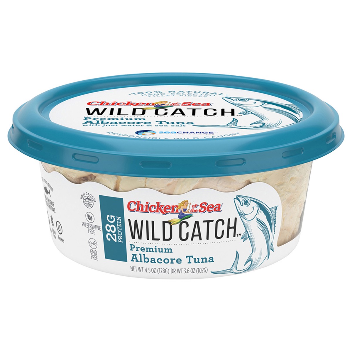 slide 1 of 9, Chicken of the Sea® Wild Catch™ albacore , 4.5 oz