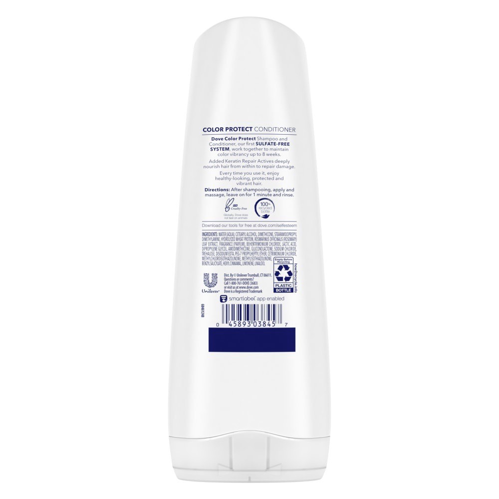 slide 5 of 6, Dove Color Protect Conditioner, 12 fl oz, 12 fl oz