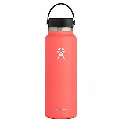slide 1 of 1, Hydro Flask Wide Mouth Water Bottle With Flex Cap, Hibiscus V2.0, 40 oz