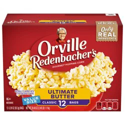 Orville Redenbacher's Ultimate Butter Popcorn, Classic Bag- 12 ct