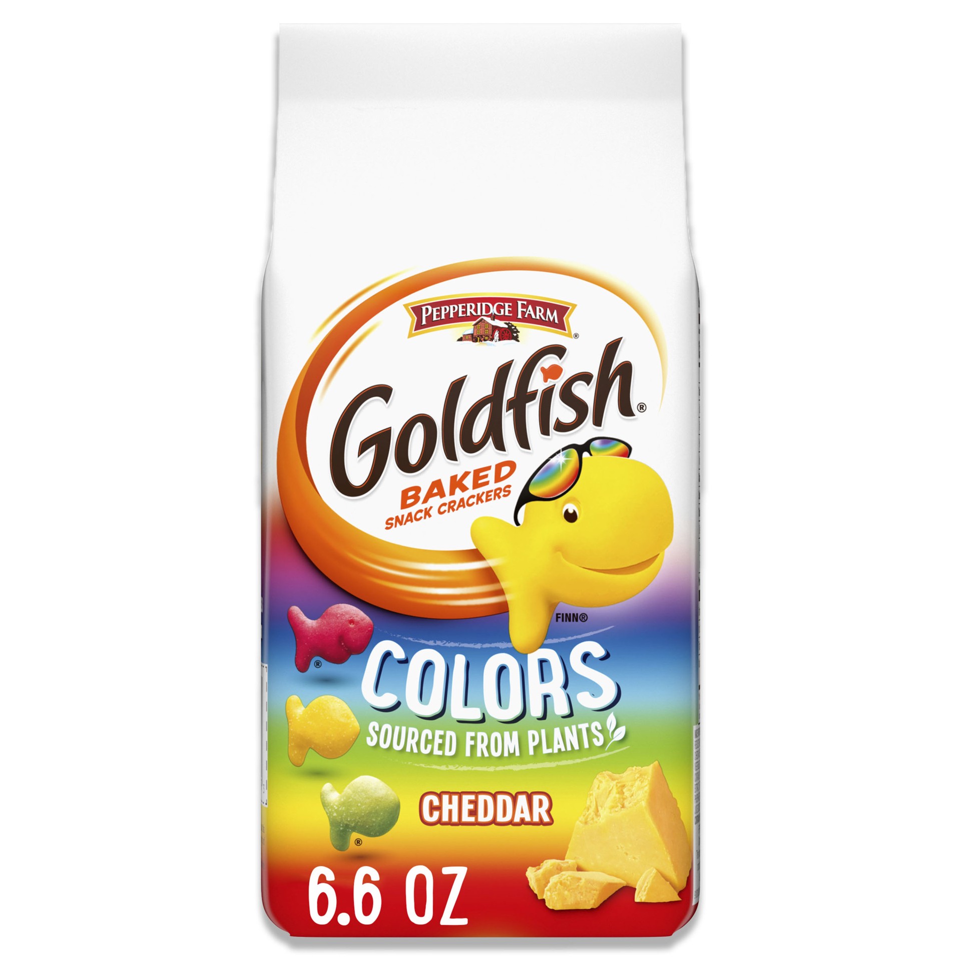 slide 1 of 9, Pepperidge Farm Goldfish Colors Cheddar Cheese Crackers, 6.6 oz Bag, 6.6 oz