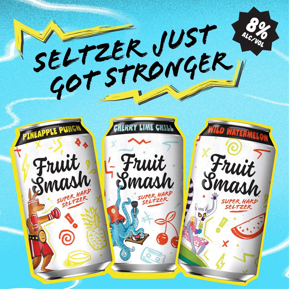 slide 8 of 8, New Belgium Fruit Smash Super Hard Seltzer, 1 ct