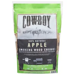 Cowboy Charcoal Charcoal Apple Smoking Wood Chunks 1 Each