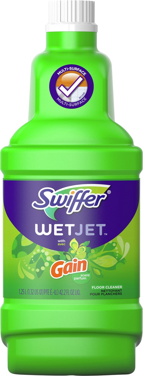 slide 2 of 2, Swiffer WetJet with Gain Floor Cleaner, 42.2 fl oz, 42.2 fl oz