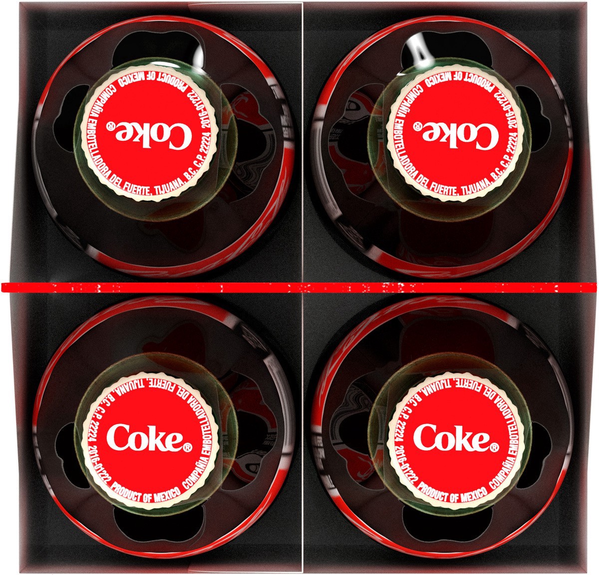 slide 3 of 8, Coca-Cola Mexican Coke Soda Soft Drink, Cane Sugar, 355 mL, 4 Pack, 4 ct; 355 ml